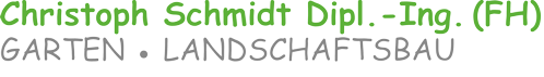 Garten- und Landschaftsbau - Christoph Schmidt